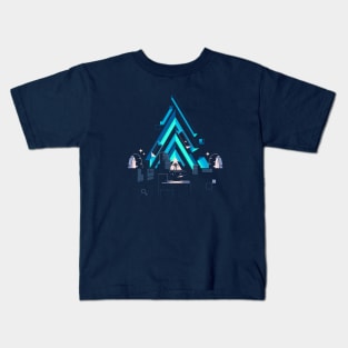 Vault of Glass - Vex Pattern Kids T-Shirt